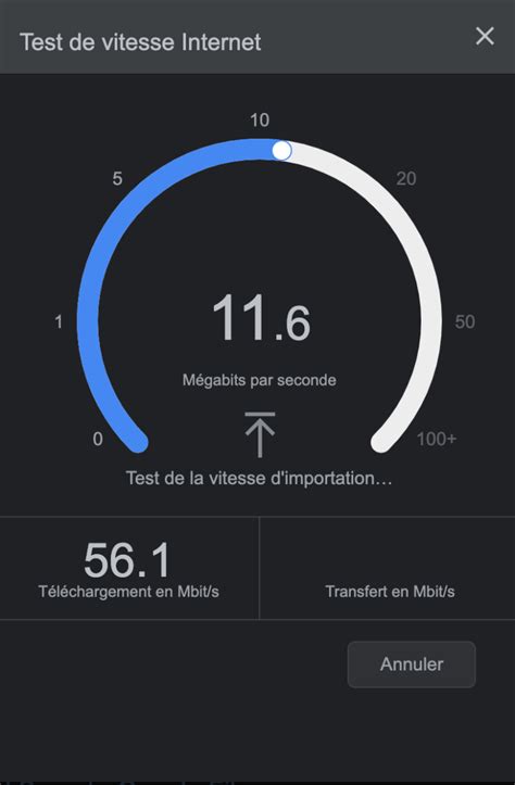 speed test gratuit français.